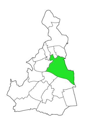 Hurst parish boundary