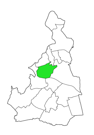 Woodley parish boundary