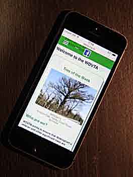 iphone showing wdvta page