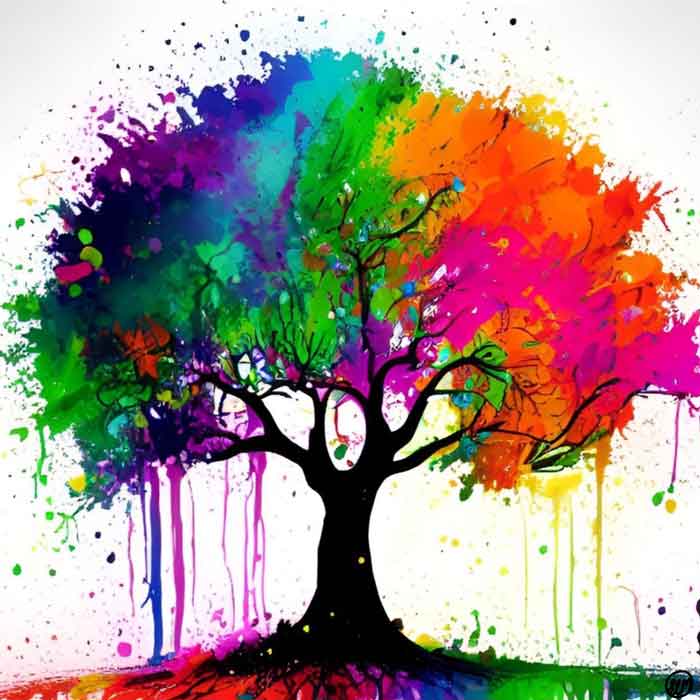 tree painting