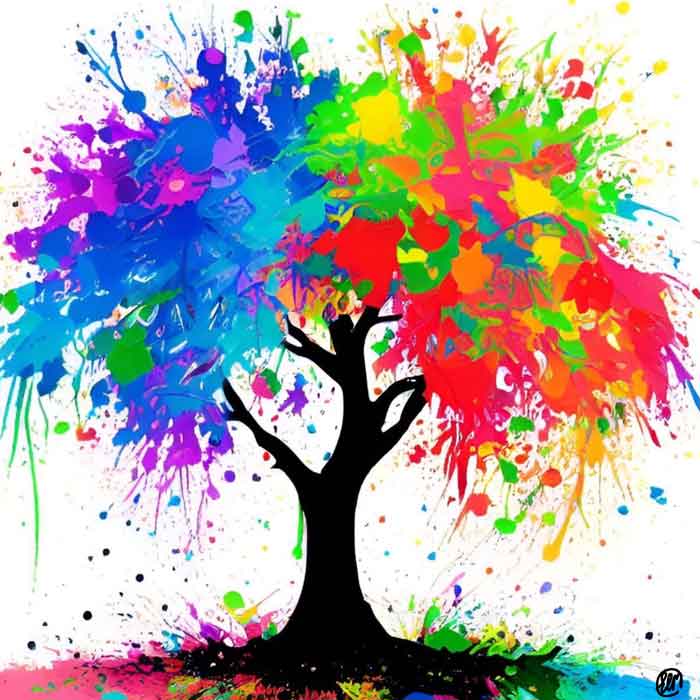tree painting